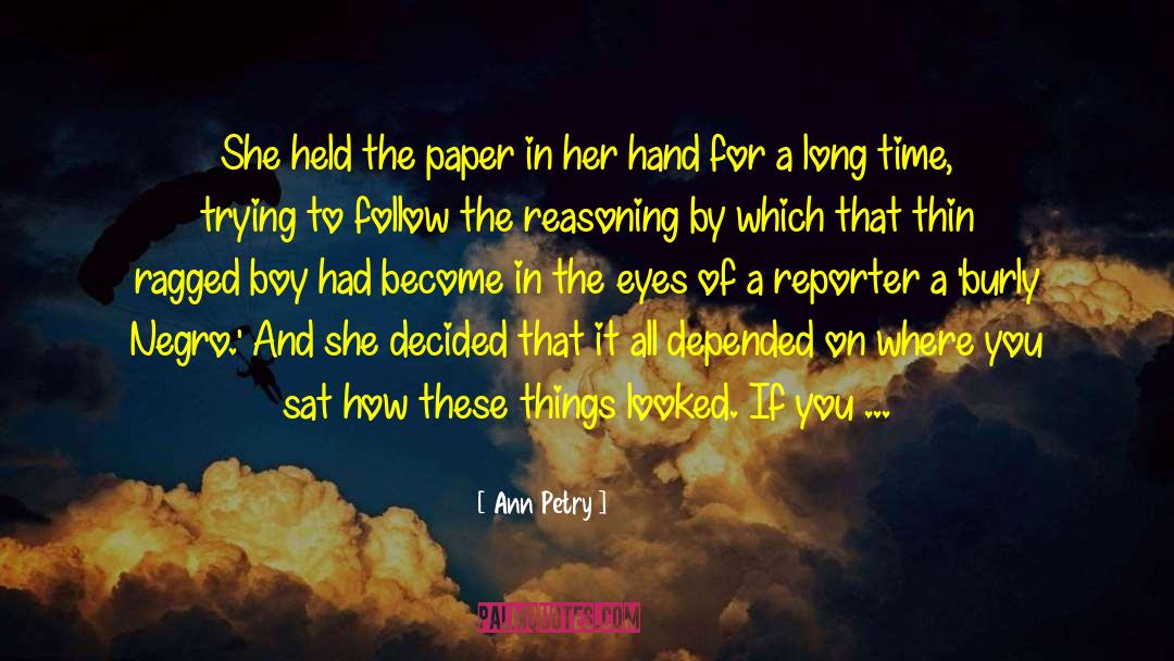 Finger Eyes quotes by Ann Petry