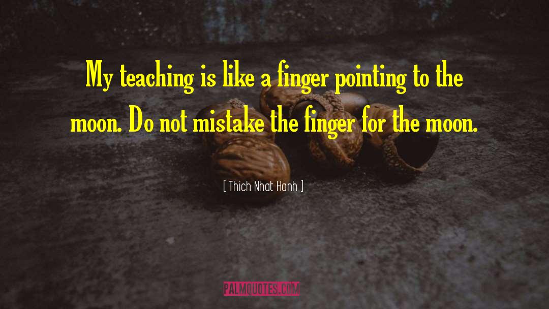 Finger Pointing quotes by Thich Nhat Hanh