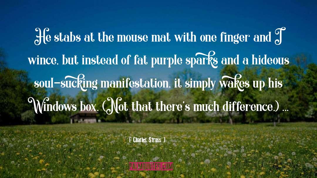 Finger Print quotes by Charles Stross