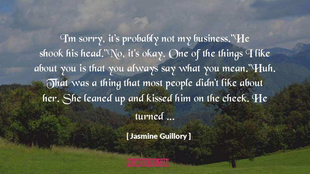 Finger quotes by Jasmine Guillory