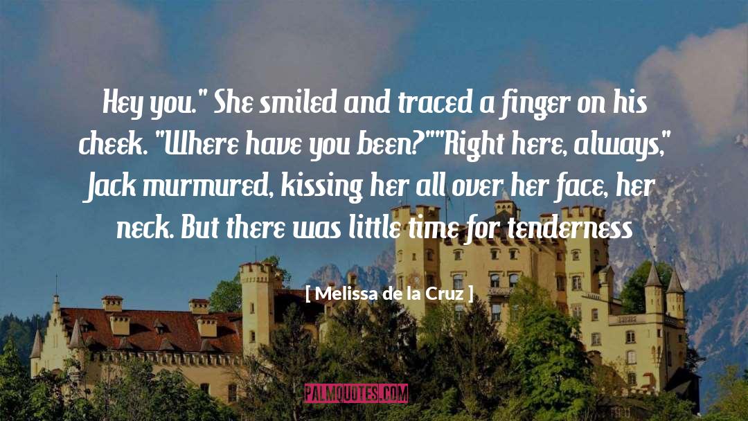 Finger quotes by Melissa De La Cruz