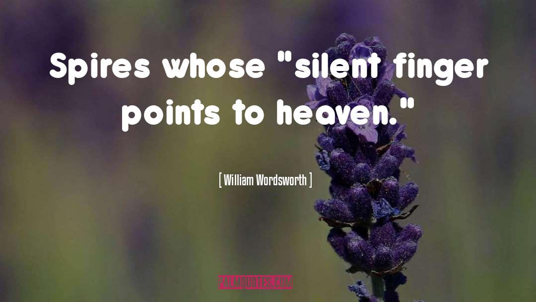 Finger quotes by William Wordsworth