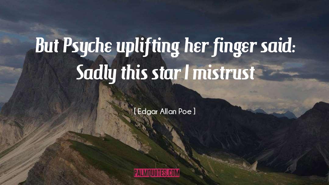 Finger quotes by Edgar Allan Poe