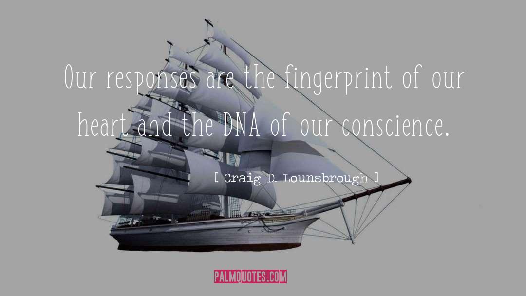 Fingerprint quotes by Craig D. Lounsbrough