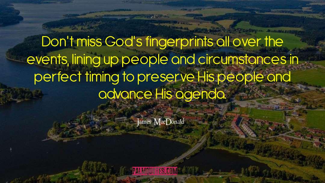 Fingerprints quotes by James MacDonald