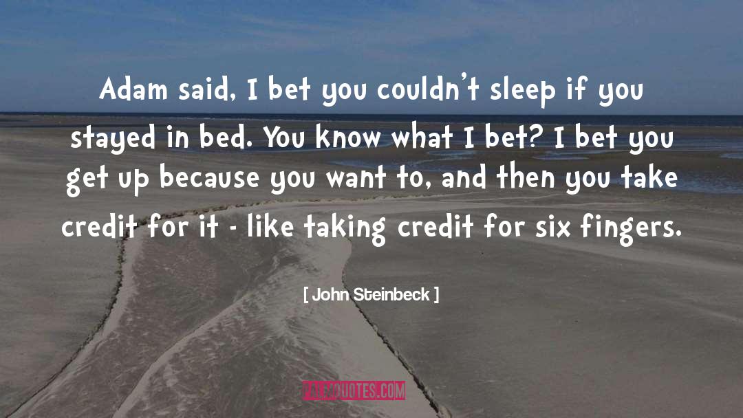 Fingers Crossed quotes by John Steinbeck