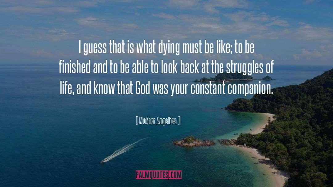 Finished quotes by Mother Angelica