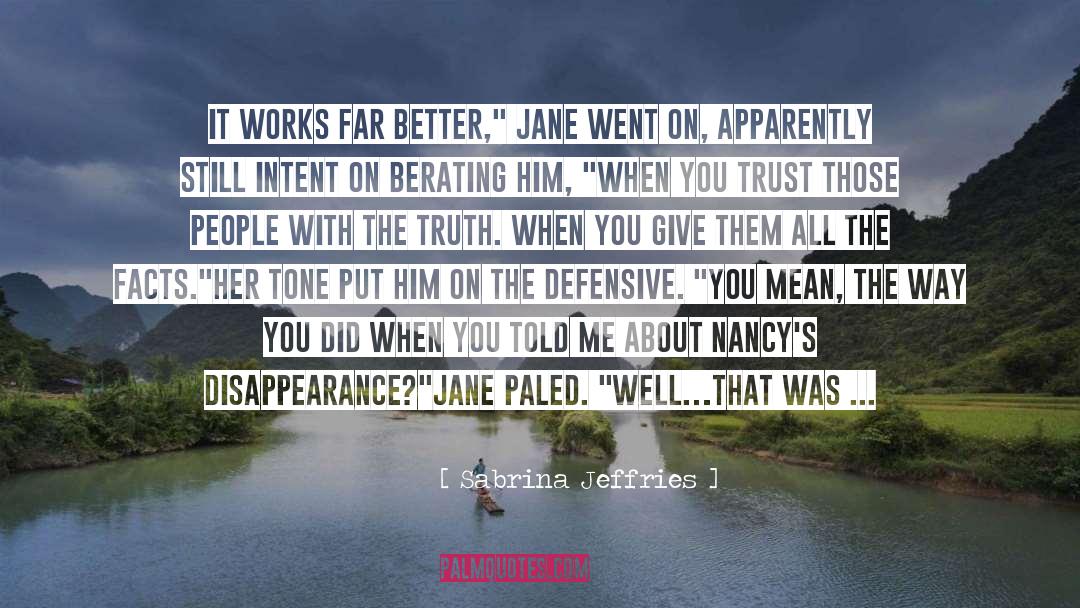 Finished quotes by Sabrina Jeffries