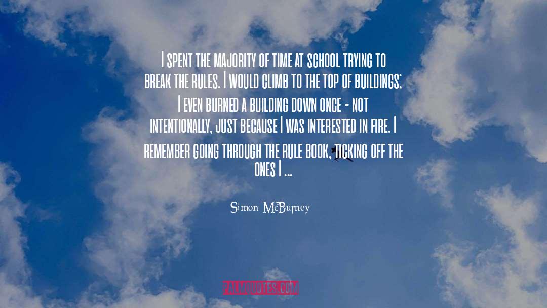 Finished School quotes by Simon McBurney