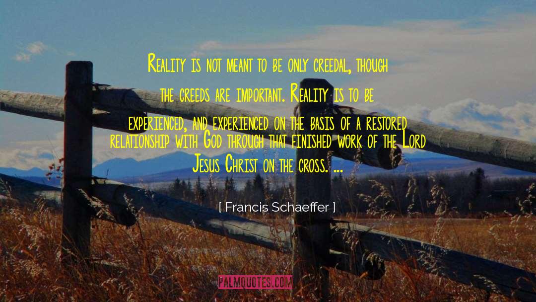 Finished Work quotes by Francis Schaeffer