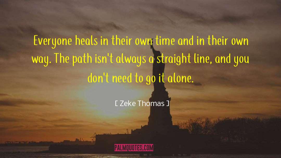 Finishing Line quotes by Zeke Thomas