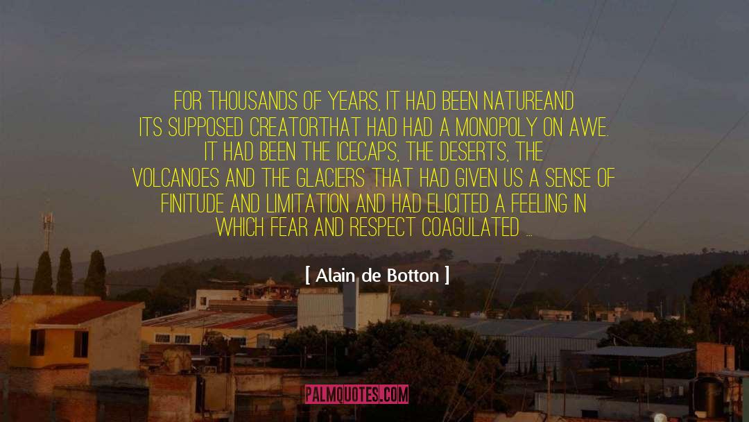Finitude quotes by Alain De Botton