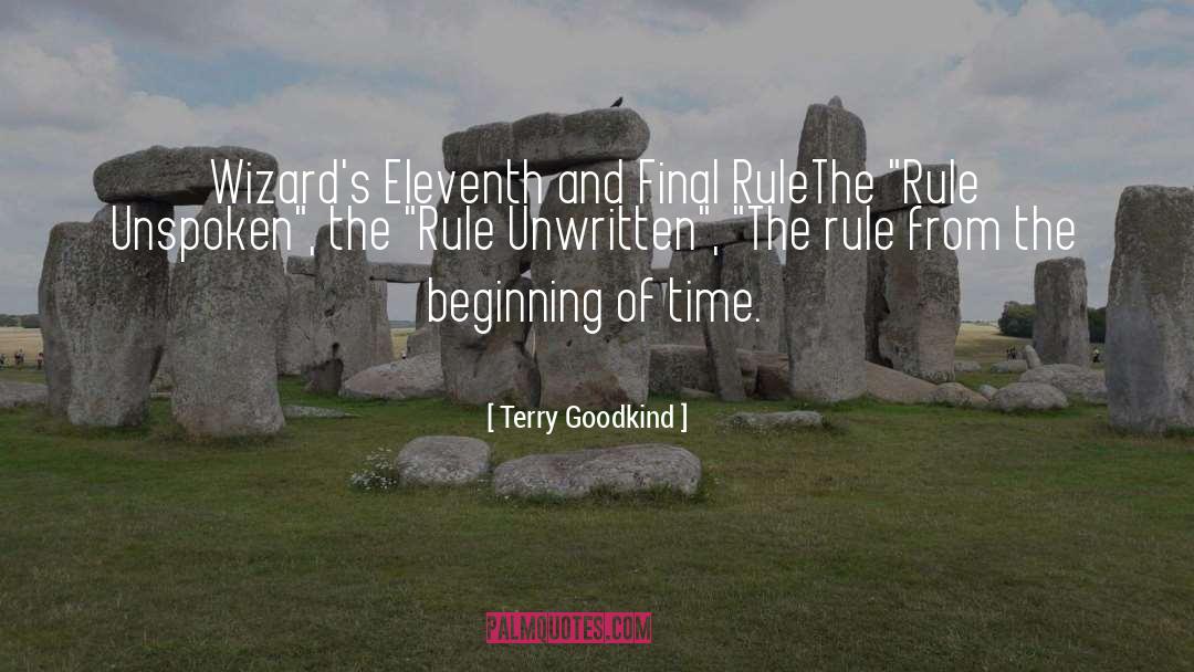 Finkenwalde Rule quotes by Terry Goodkind