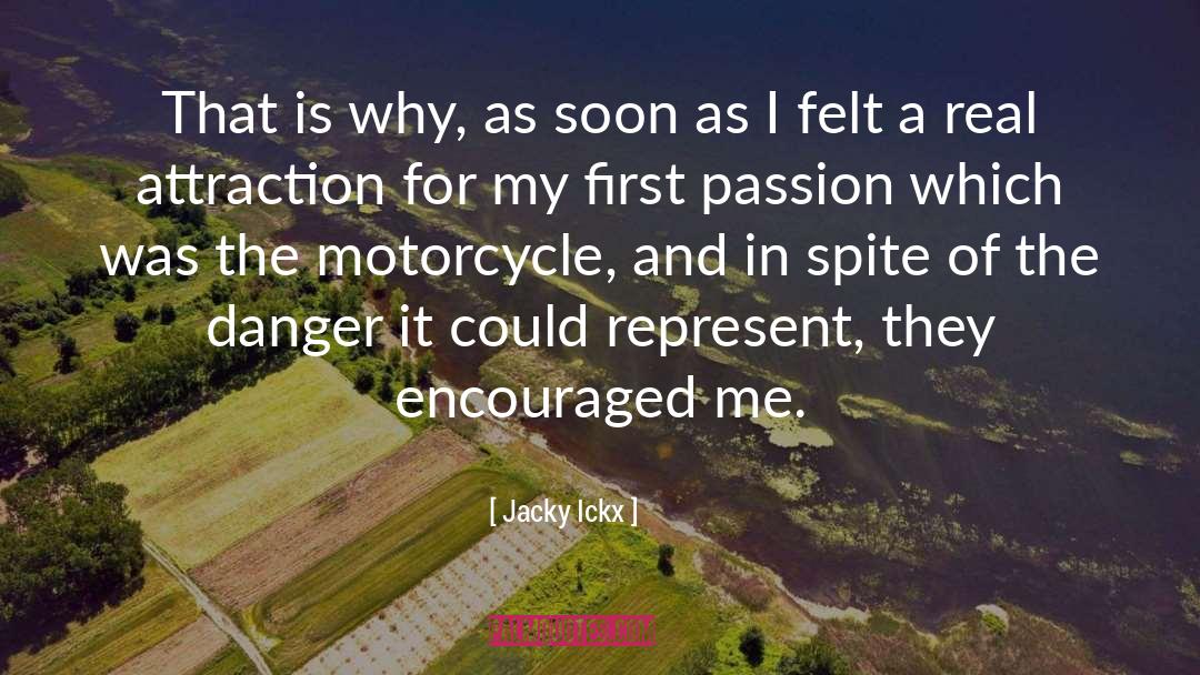 Finks Motorcycle quotes by Jacky Ickx