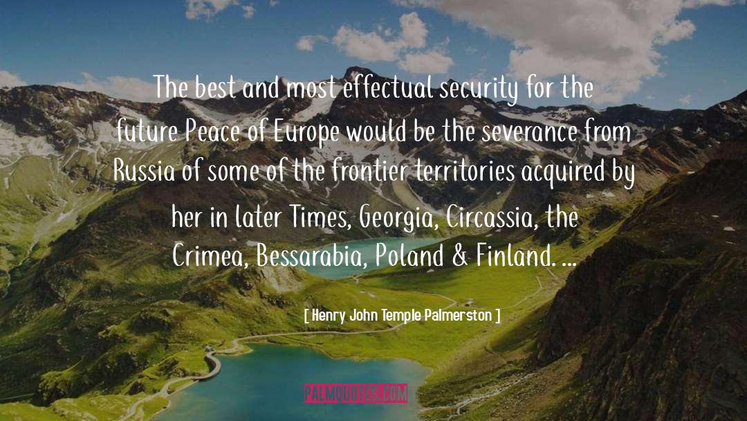 Finland quotes by Henry John Temple Palmerston