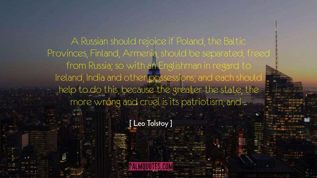 Finland quotes by Leo Tolstoy