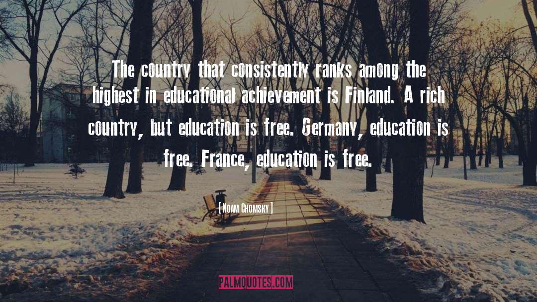 Finland quotes by Noam Chomsky