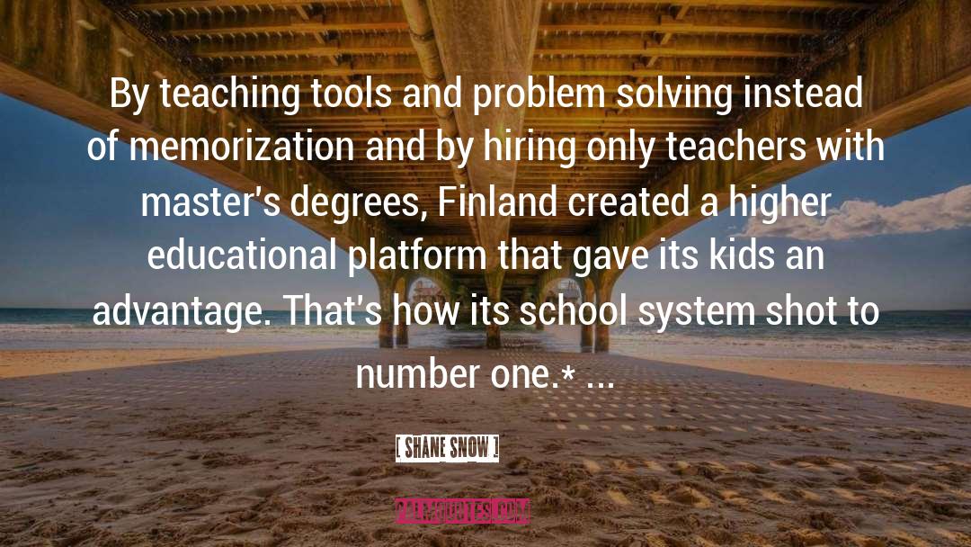 Finland quotes by Shane Snow