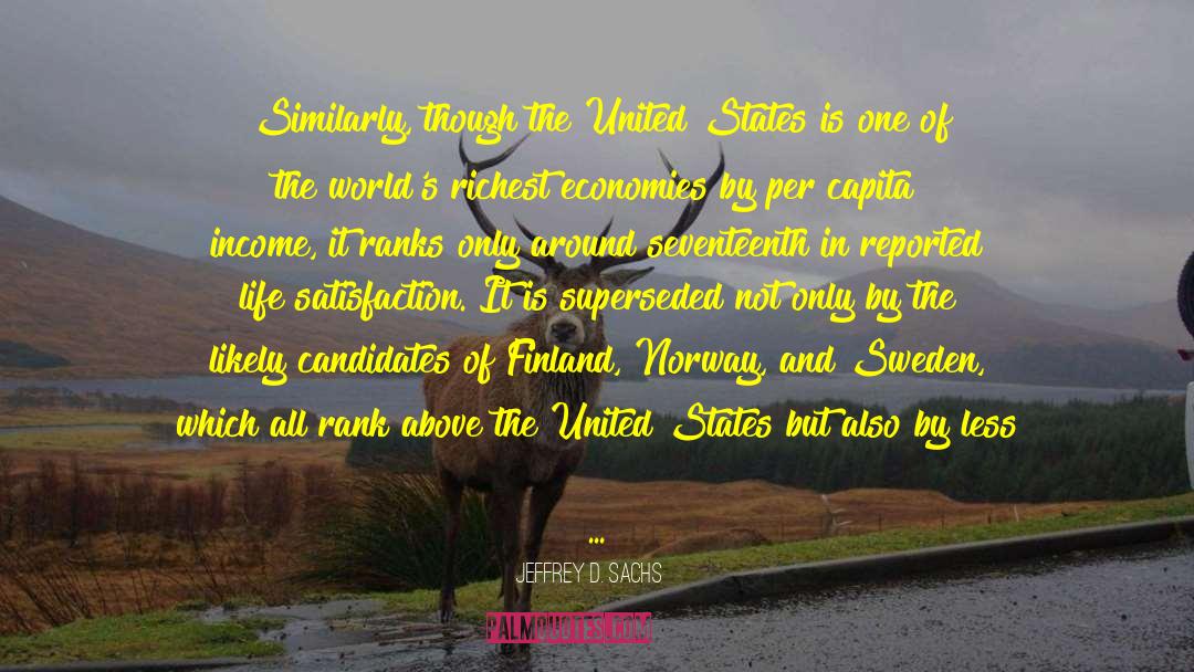 Finland quotes by Jeffrey D. Sachs