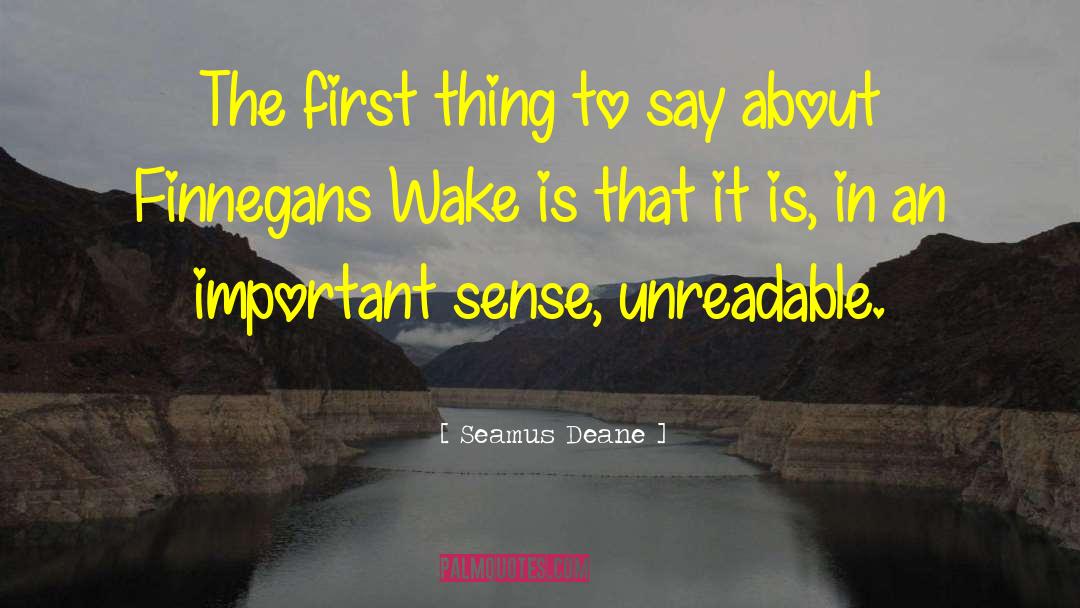 Finnegans Wake quotes by Seamus Deane