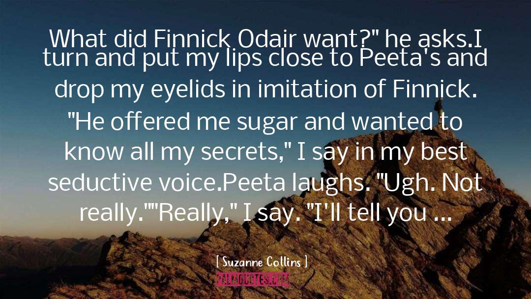 Finnick quotes by Suzanne Collins