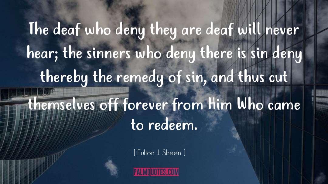 Fins Are Forever quotes by Fulton J. Sheen