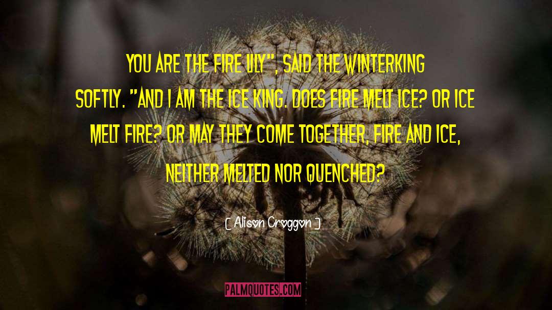 Fire And Ice quotes by Alison Croggon