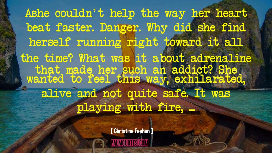 Fire Burning quotes by Christine Feehan