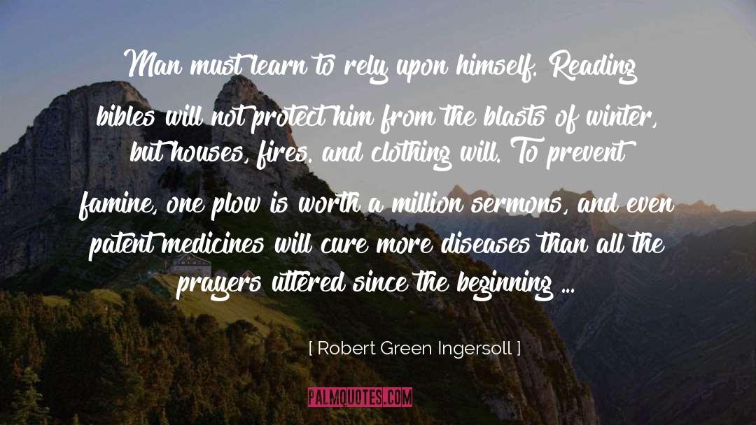 Fire Escapes quotes by Robert Green Ingersoll