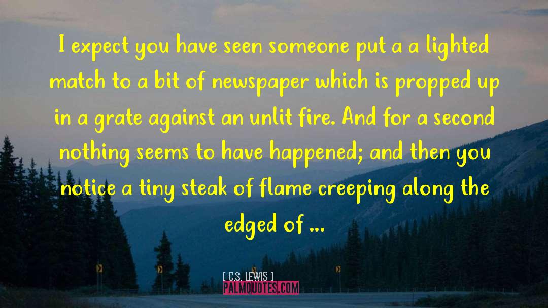 Fire In The Belly quotes by C.S. Lewis