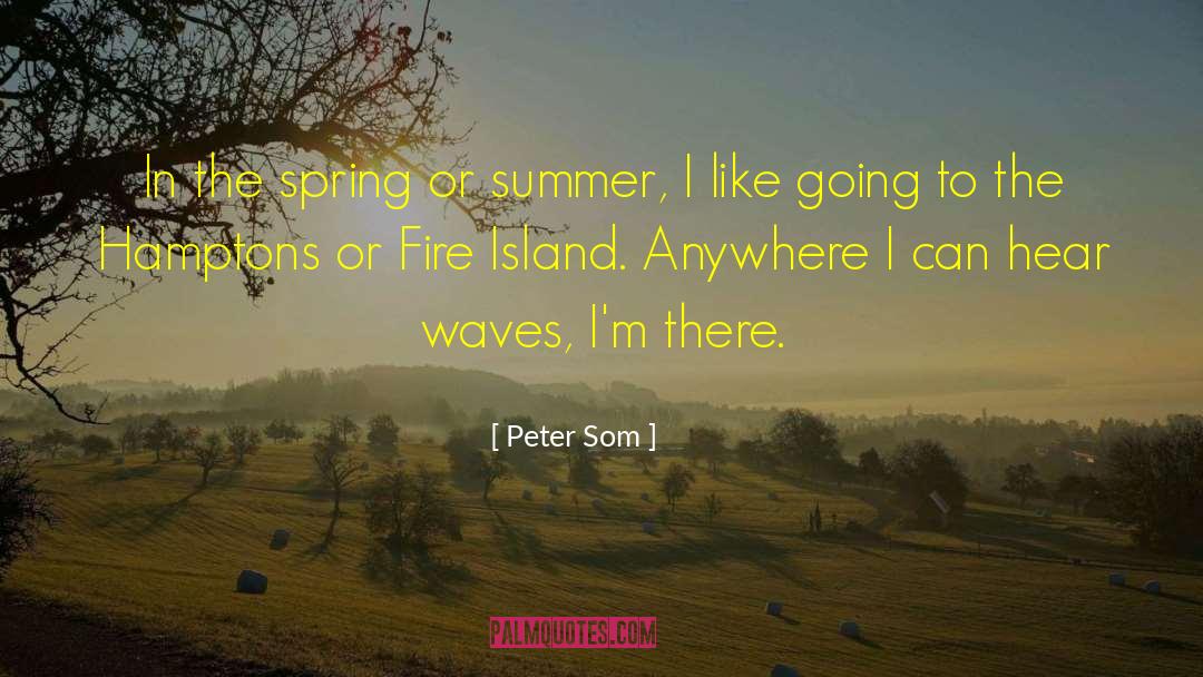 Fire Island quotes by Peter Som
