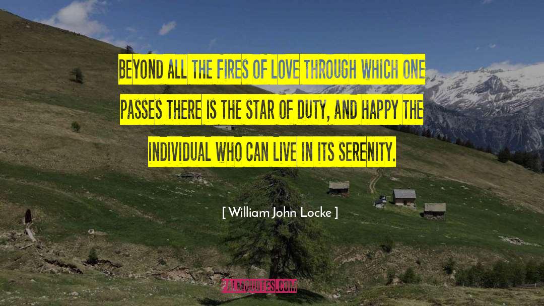 Fire Of Love quotes by William John Locke