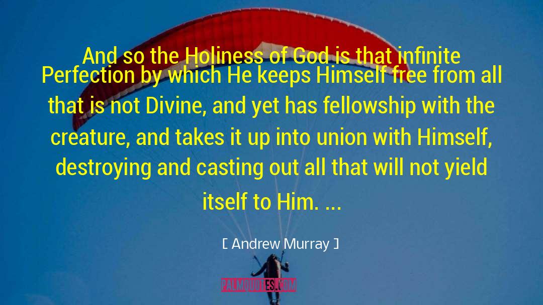Fire Saints Holiness Perfection quotes by Andrew Murray
