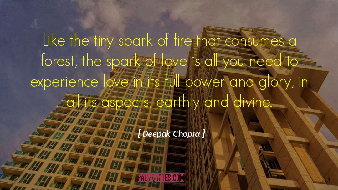 Fire Sparks quotes by Deepak Chopra