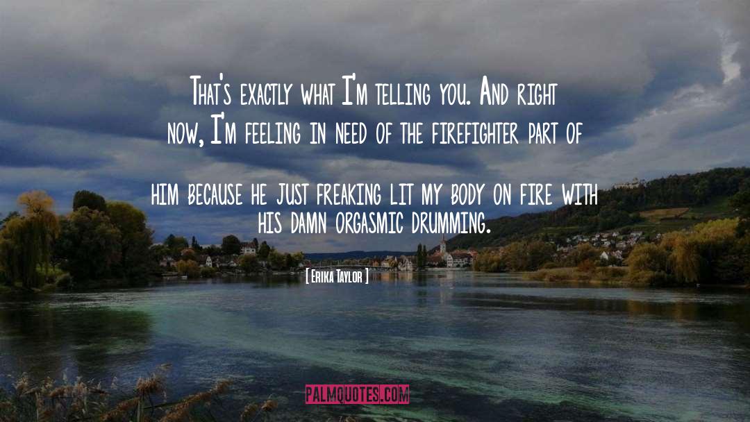 Firefighter quotes by Erika Taylor