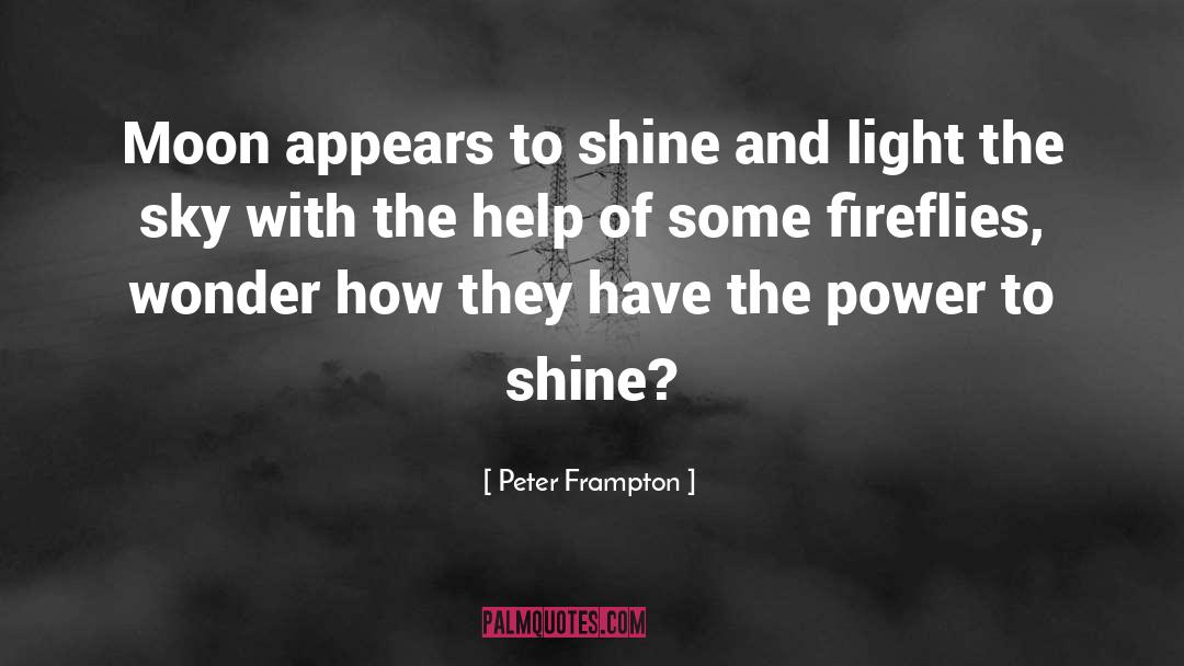 Fireflies quotes by Peter Frampton