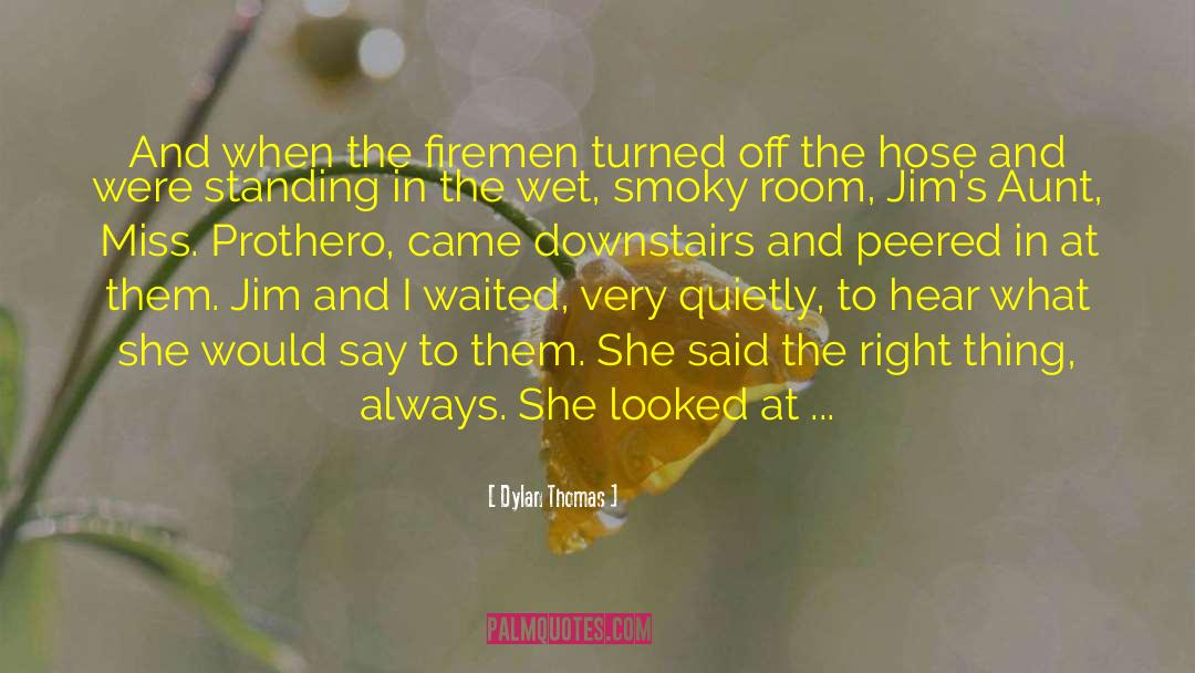 Fireman quotes by Dylan Thomas