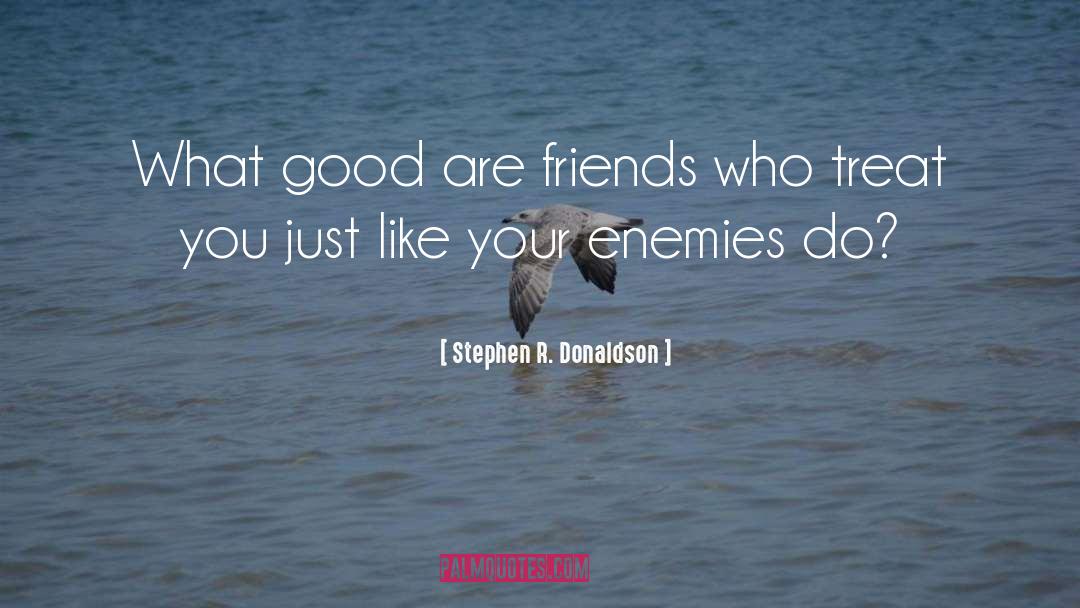 Firends quotes by Stephen R. Donaldson