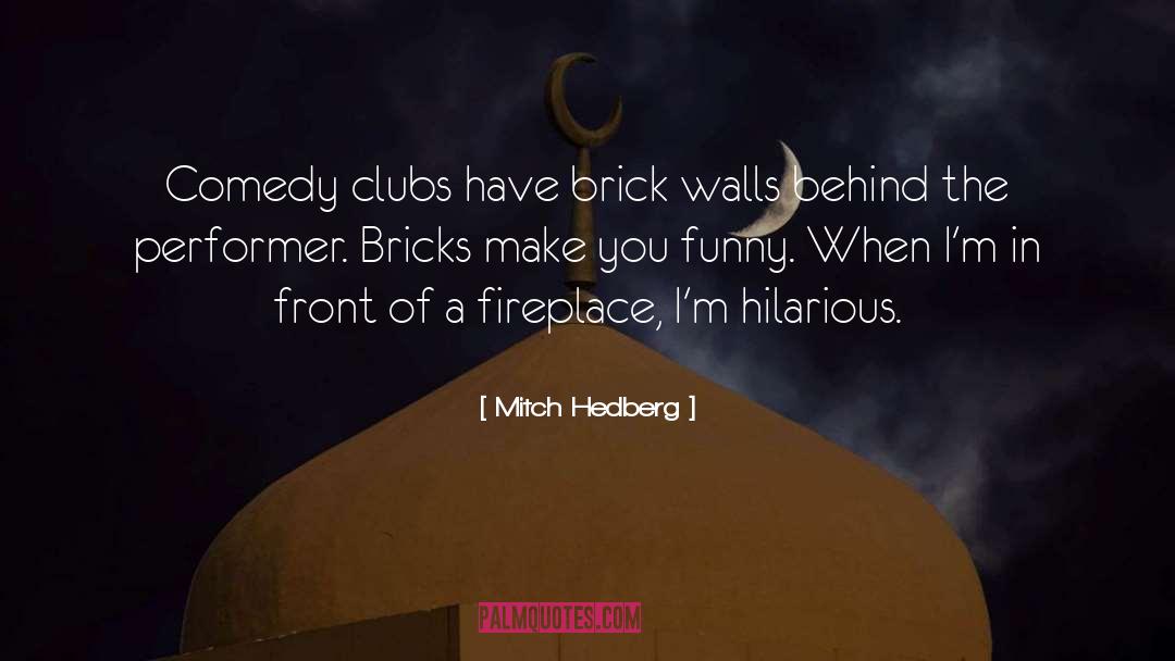 Fireplace quotes by Mitch Hedberg