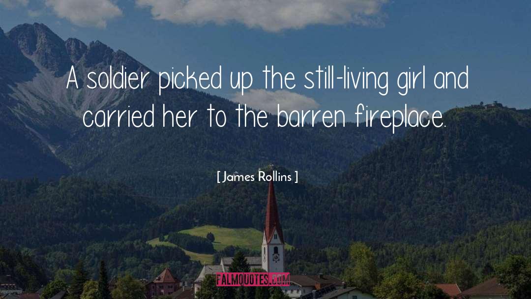 Fireplace quotes by James Rollins
