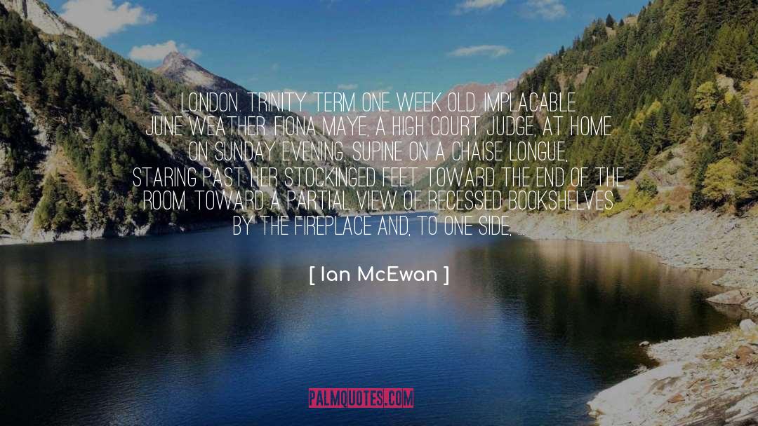 Fireplace quotes by Ian McEwan