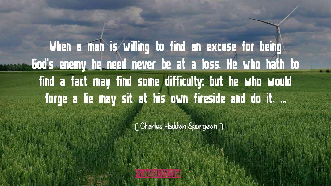 Fireside quotes by Charles Haddon Spurgeon
