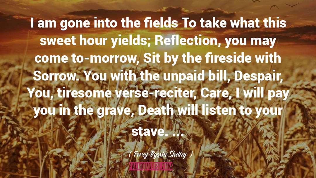 Fireside quotes by Percy Bysshe Shelley