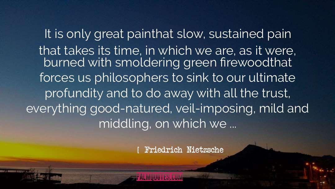 Firewood quotes by Friedrich Nietzsche