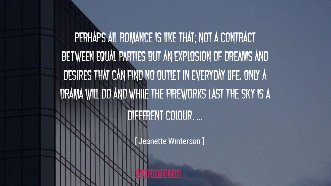 Fireworks quotes by Jeanette Winterson