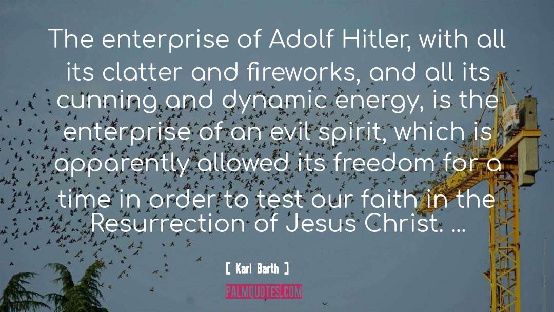 Fireworks quotes by Karl Barth