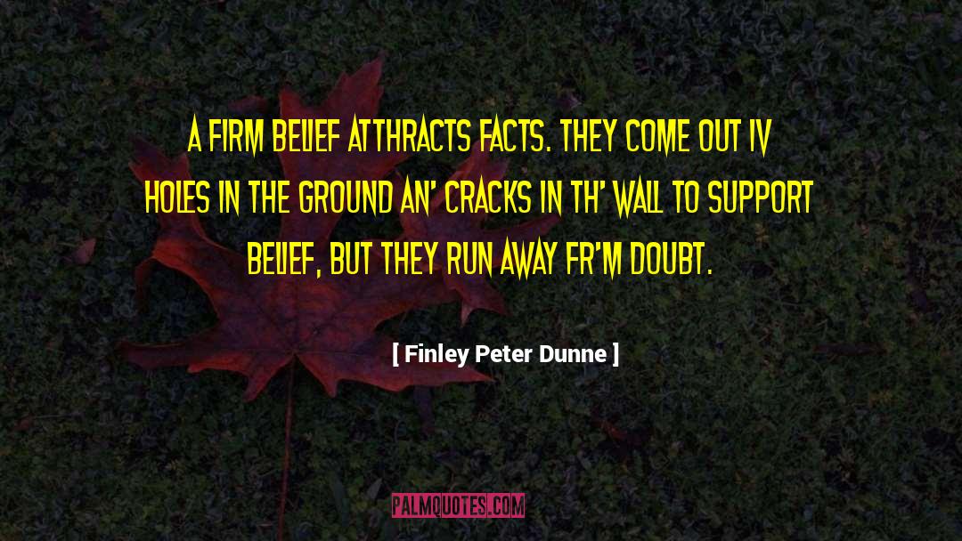 Firm Beliefs quotes by Finley Peter Dunne