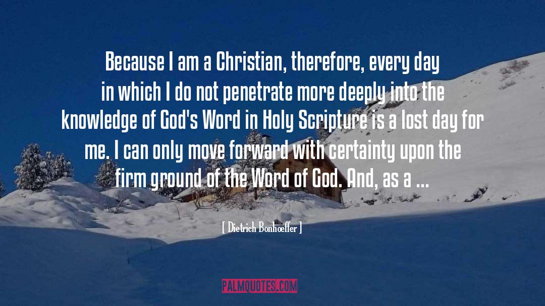 Firm Ground quotes by Dietrich Bonhoeffer