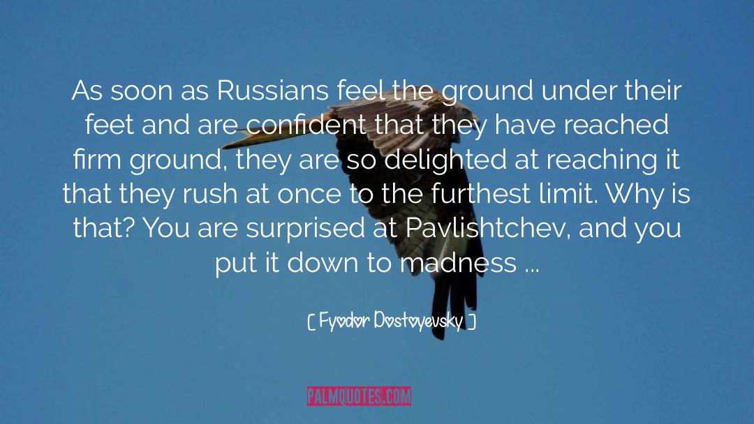 Firm Ground quotes by Fyodor Dostoyevsky