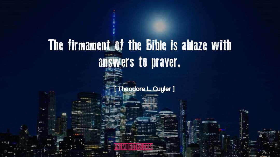 Firmament quotes by Theodore L. Cuyler